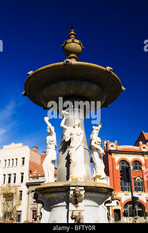 Die ca. 1881 Alexander Brunnen in Pall Mall / in Bendigo Victoria Australien. Stockfoto