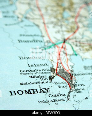 Mumbai, Indien, die Art, wie, die wir ihn 1949 als Bombay sah Stockfoto