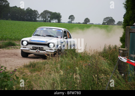 Ford Escort RS2000 Mk 1 BDA 2009 Rallye niederländische Paradigit-ELE Stockfoto