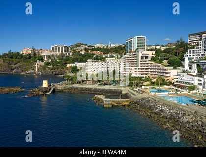 Luxushotel an der Küste von Funchal Madeira Portugal EU Europa Stockfoto