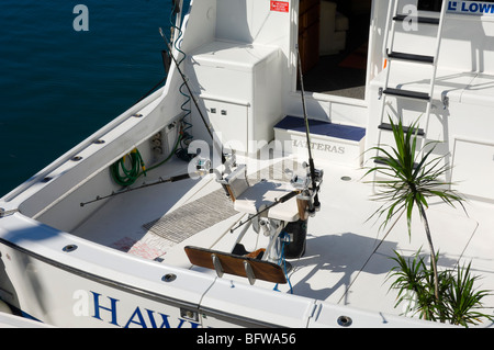 Spiel Fischerboot vor Anker in Funchal Marina Madeira Portugal EU Europa Stockfoto