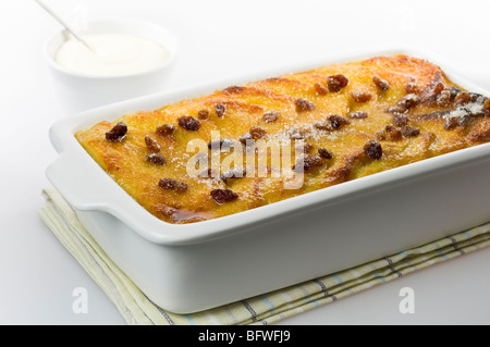 Bread And Butter Pudding Dessert Stockfoto