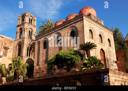 Cappella di San Cataldo, normannischen Stil Medievalo Kirche, Palermo, Sizilien Stockfoto