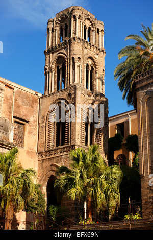 Kirche Santa Maria Dell'Ammiraglo, Palermo, Sizilien Stockfoto