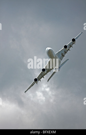 Der A380 auf der 2009 Le Bourget airshow Stockfoto