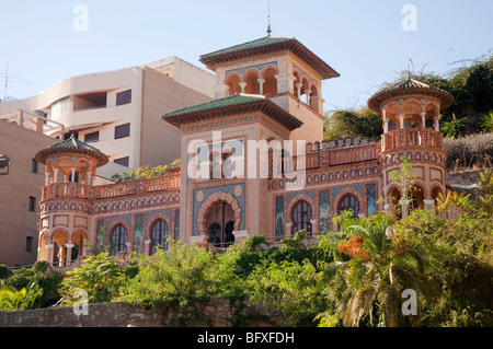 Alten maurischen Villa in Torremolinos in Andalusien, Südspanien, Europa Stockfoto