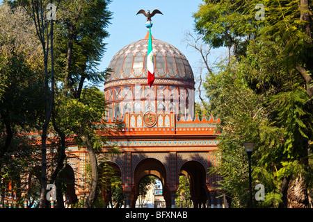 Kiosco Maure oder der maurische Kiosk in Santa Maria la Ribera Viertel von Mexiko-Stadt Stockfoto