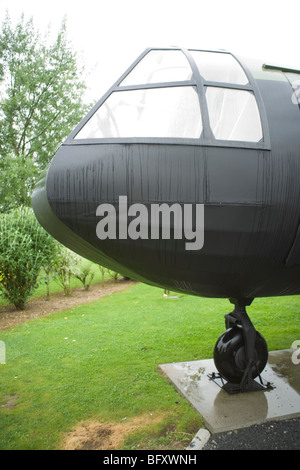 Replikat Horsa Segelflugzeug im Airborne Museum, Denkmal Pegasus, Normandie, Frankreich Erinnerung an D-Day, Juni 1944 Stockfoto