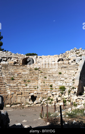 Das antike Amphitheater in die Ruinen von Patara Stockfoto