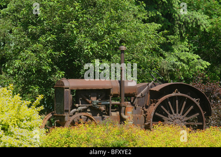 Antike Zugmaschine Stockfoto