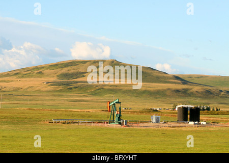 Ölindustrie in Alberta, Kanada Stockfoto