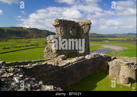 Dryslwyn Schloss Llandeilo Carmarthenshire Wales Stockfoto