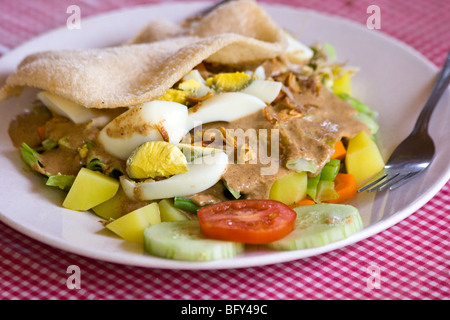 Gado Gado auf der Insel Lombok in Indonesien Stockfoto