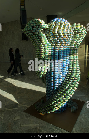 17 canstruction Design Wettbewerb in New York Stockfoto