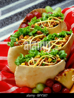 Rindfleisch Pita sandwiches Stockfoto