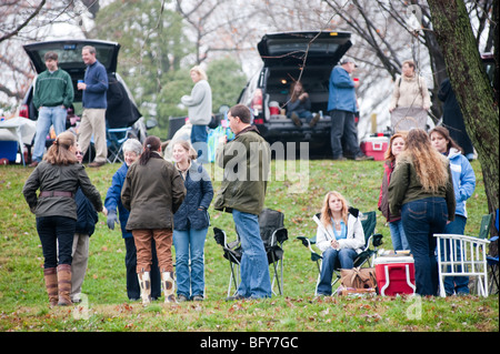 Fuchsjagd, Segen der Hunde, Elkridge Harford Hunt club Stockfoto