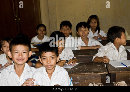 Schulkinder in Phnom Penh, Kambodscha. Stockfoto