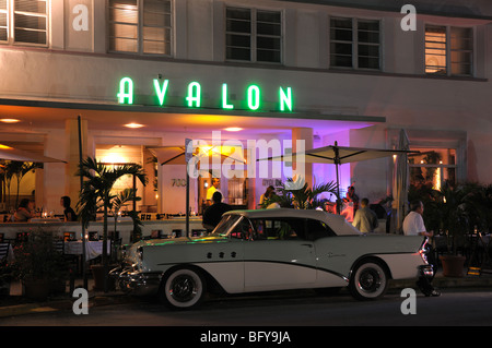 Das Avalon Hotel in Miami South Beach Art Deco District, Florida Stockfoto
