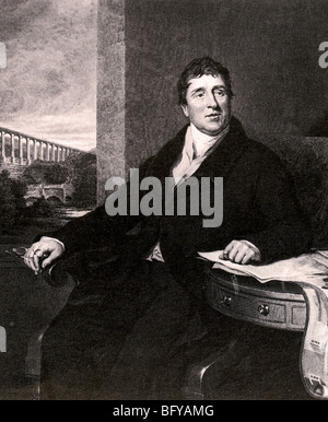 THOMAS TELFORD schottische Bauingenieur 1757-1834 - siehe Beschreibung unten Stockfoto