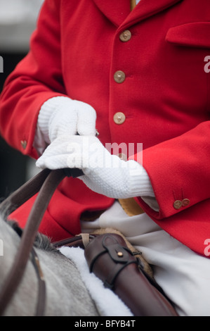 Fuchsjagd, Segen der Hunde, Elkridge Harford Hunt club Stockfoto