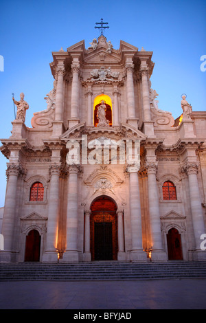 Der Barock Duomo (Kathedrale), Syrakus (Siracusa), Sizilien Stockfoto