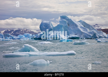 Eis-Labyrinth im Sermilik Fjord, Ammassalik Bezirk, Ostgrönland, Grönland, Dänemark Stockfoto