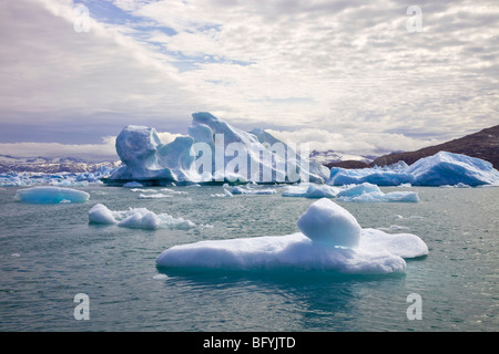 Eis-Labyrinth im Sermilik Fjord, Ammassalik Bezirk, Ostgrönland, Grönland, Dänemark Stockfoto