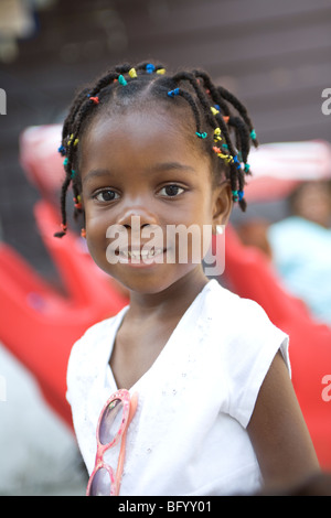 Multikulturellen Kindergarten/Kinderbetreuung Zentrum in Brooklyn, New York. Stockfoto