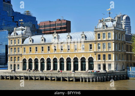 Custom House City of London und die Themse Stockfoto