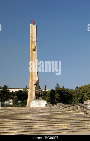 Derg Denkmal, Innenstadt von Addis Abeba Äthiopien Stockfoto