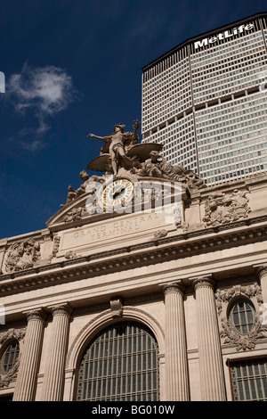 Uhr im Grand Central Terminal, NYC, USA Stockfoto