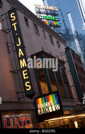 Broadway-Theater Festzelt, NYC Stockfoto