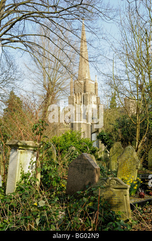 Kapelle Abney Park Friedhof Stoke Newington London England UK Stockfoto