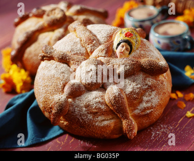 Tag der Toten Brot Stockfoto