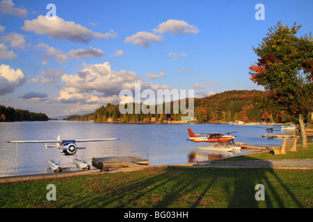 Gegenüber dem Hotel Adirondack, langer See, Adirondacks, New York Stockfoto