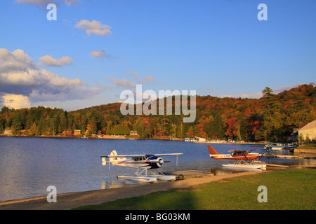 Gegenüber dem Hotel Adirondack, langer See, Adirondacks, New York Stockfoto