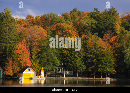 Erste See, alte Schmiede, Adirondacks, New York Stockfoto