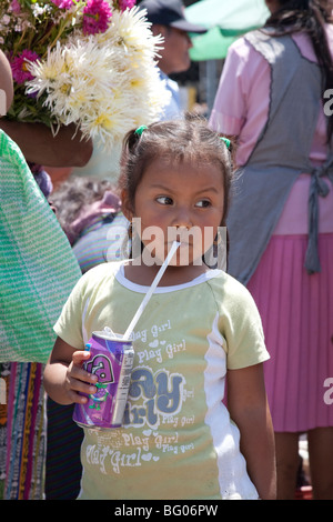 Mercado Central der kommunalen Hauptmarkt in Antigua Guatemala. Stockfoto