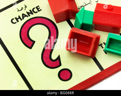 Arabische Monopoly-Spiel Stockfoto