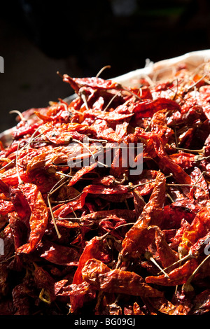 Freitagsmarkt in Solola Guatemala. Stockfoto