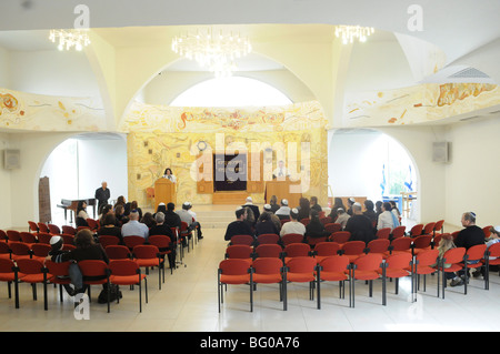 Israel, Tel Aviv, Beit Daniel, Tel Avivs erste Reform Synagoge der Gebetsraum Stockfoto