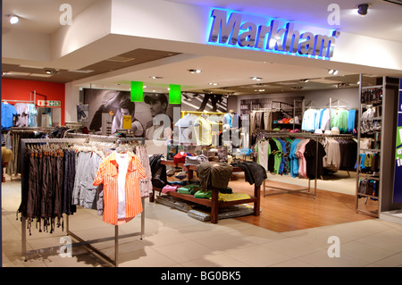 Shop, Ankunftshalle, Tambo internationaler Flughafen johannesburg Stockfoto