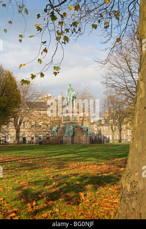 Prinz Albert Statue, Charlotte Square Gardens Stockfoto