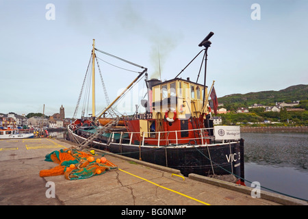 Kugelfisch SL VIC 32 im Hafen von Tarbert Stockfoto