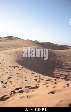 Sanddünen in der Wüste Sahara Stockfoto