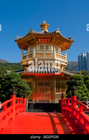 Chi Lin Kloster Pagode, Hong Kong, China, Asien Stockfoto