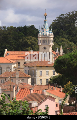 Rathaus, Sintra, UNESCO World Heritage Site, Portugal, Europa Stockfoto