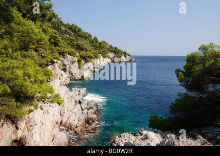 In der Nähe von Agnotas, Skopelos, Sporaden, griechische Inseln, Griechenland, Europa Stockfoto