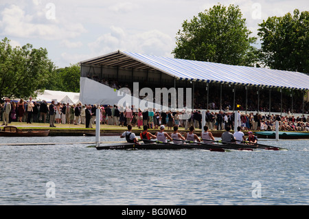 Henley Regatta, Henley on Thames, Oxfordshire, England, Vereinigtes Königreich, Europa Stockfoto