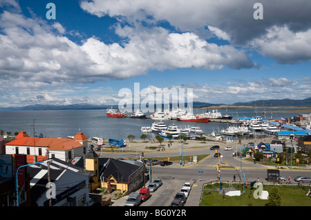 Südlichste Stadt der Welt, Ushuaia, Argentinien, Südamerika Stockfoto